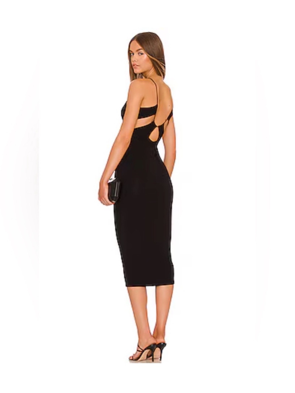 Good American Strappy Back Midi Dress